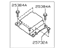 Nissan 98820-9BK9A Sensor-Side,Air Bag Center