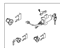 Nissan 99810-9Z300 Key Set Cylinder Lock