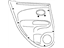 Nissan 829A0-9N00A FINISHER Assembly - Rear Door, RH