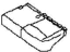 Nissan 88361-9NF0A Pad Assy-2ND Seat Cushion,LH