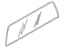 Nissan 79712-65Y00 Glass Rear Window