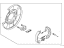 Nissan 44000-EA060 Brake Assembly-Parking,Rear R