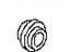 Nissan 26557-CA100 Grommet