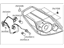 Nissan 26555-ZX00A Lamp Assembly-Rear Combination LH