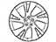 Nissan 40300-5AA3A Aluminum Wheel