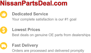 NissanPartsDeal.com's dedicated service provides low prices and prompt delivery on genuine parts from Nissan dealerships.